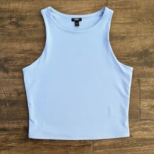 Express Body Contour Top in Light Blue